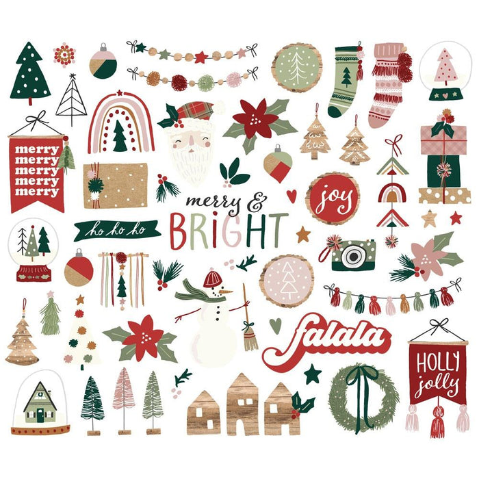 Simple Stories - Bits & Pieces Die-Cuts - 54/Pkg - Boho Christmas. Take your projects to the next level and put the perfect finishing touch with die cut embellishments. Available at Embellish Away located in Bowmanville Ontario Canada.
