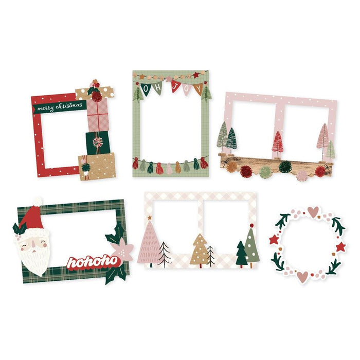 Simple Stories - Chipboard Frames - Boho Christmas. While you need the perfect paper to start your project, you also need the perfect embellishment to finish your project! Available at Embellish Away located in Bowmanville Ontario Canada.
