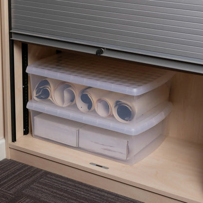 SINGLE - 30 Litre Wham Clip Plastic Storage Box with Lid 13.01 Wham Storage
