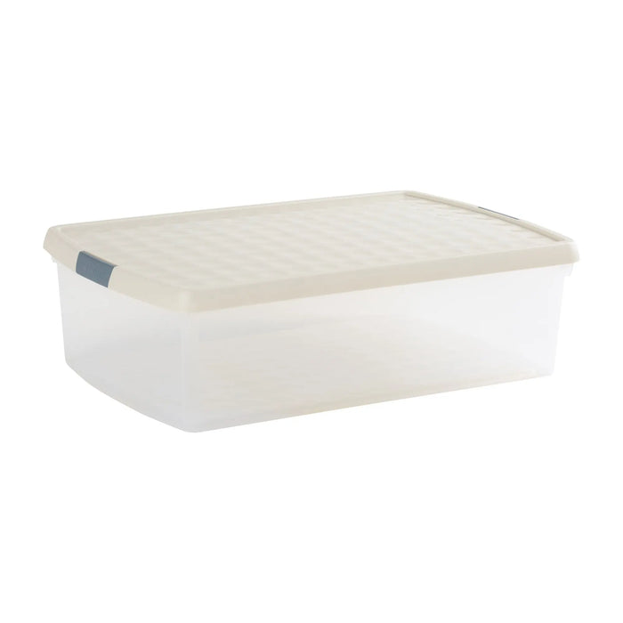 SINGLE - 30 Litre Wham Clip Plastic Storage Box with Lid 13.01 Wham Storage
