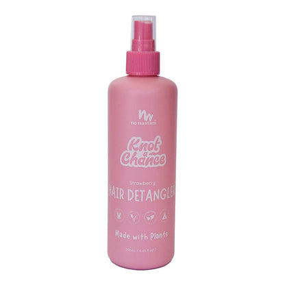 250ml spray bottle of No Nasties Slick Kids Hair Detangling Spray in Strawberry scent, non-toxic and made with natural ingredients for kids.