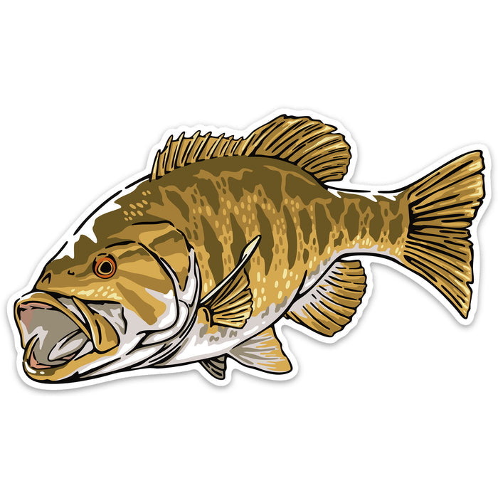 Smallmouth Bass Decal Sticker