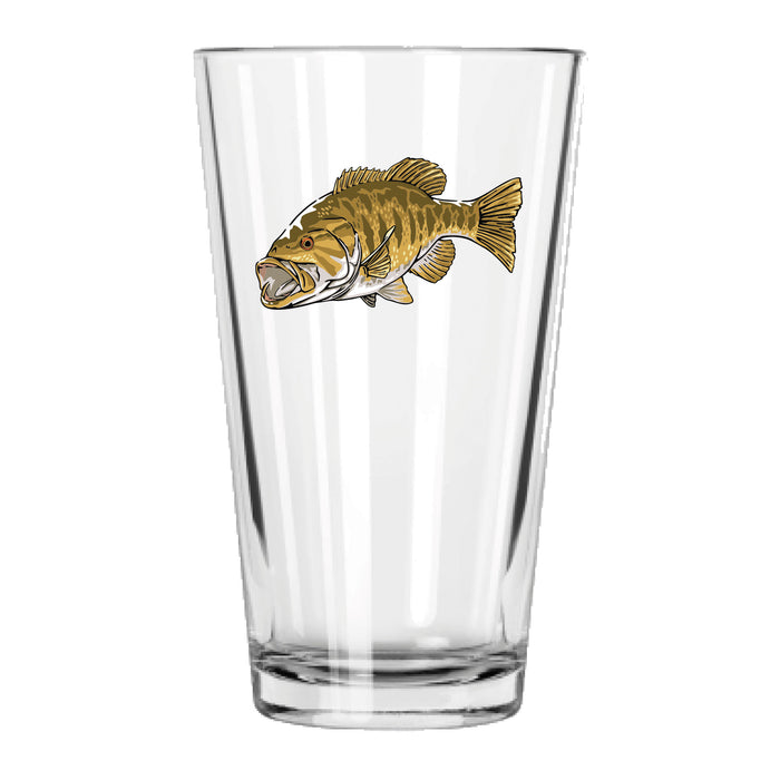 Smallmouth Bass Pint Glass