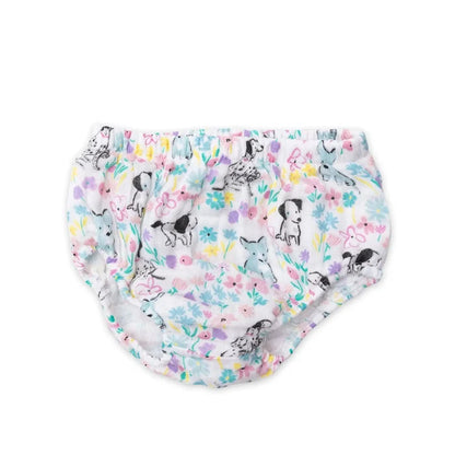 Smocked Top and Bloomer - Dog and Floral | Angel Dear - Angel Dear