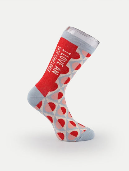 Socks- I Love An Easy Challenge | Blue-Image 2