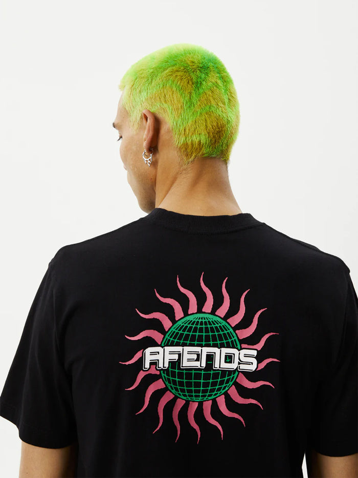 Solar Flare - Recycled Retro Fit Tee | Black-Image 4