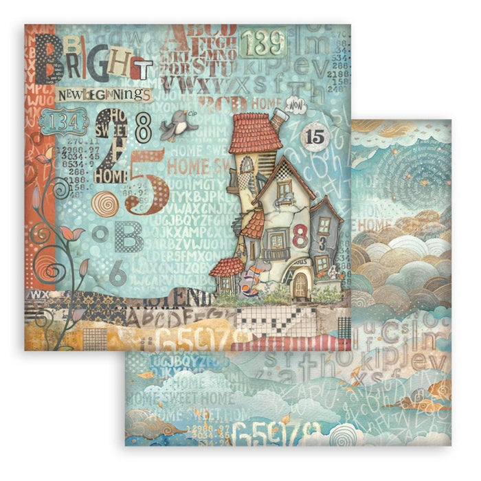 Stamperia - 8X8 Paper Pad - Furry Friends. 10 sheets. Available at Embellish Away located in Bowmanville Ontario Canada.