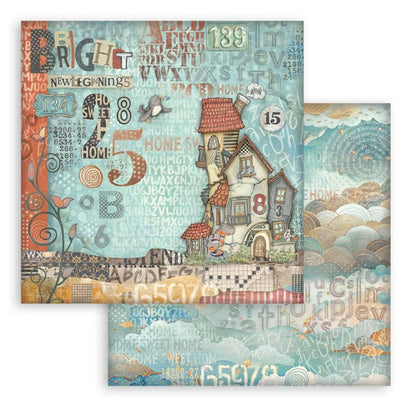 Stamperia - 8X8 Paper Pad - Furry Friends. 10 sheets. Available at Embellish Away located in Bowmanville Ontario Canada.