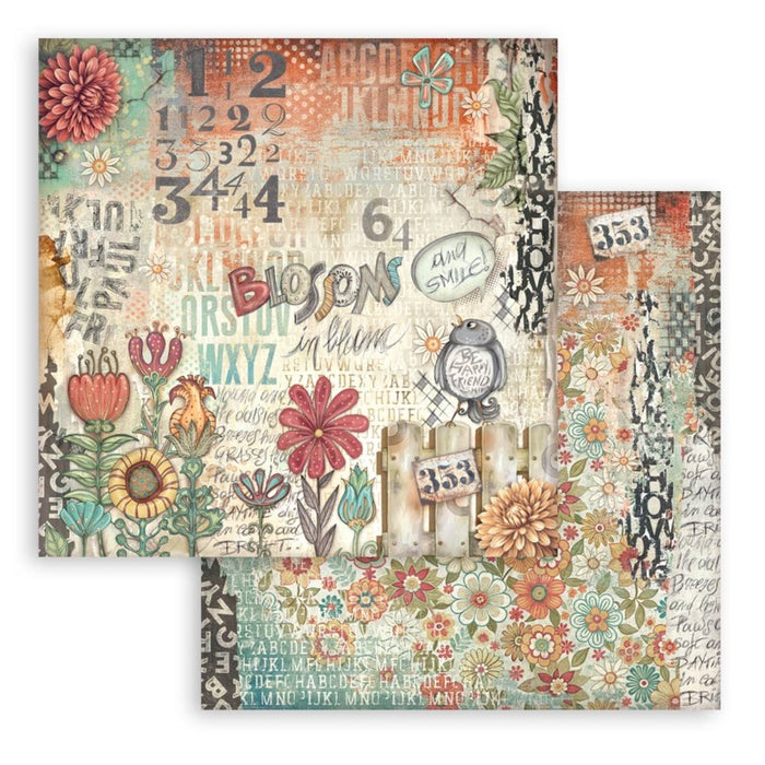 Stamperia - 8X8 Paper Pad - Furry Friends. 10 sheets. Available at Embellish Away located in Bowmanville Ontario Canada.