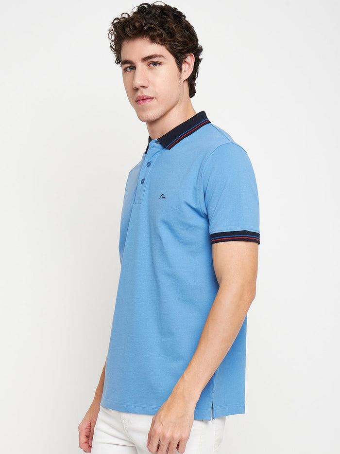 Statement Polo Turquoise Tee
