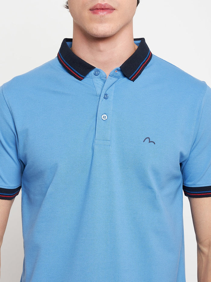 Statement Polo Turquoise Tee