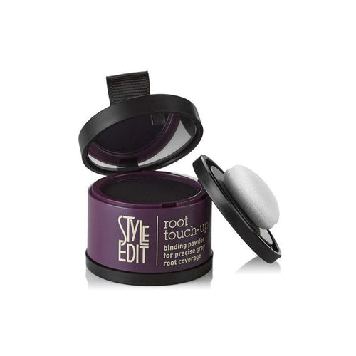 Style Edit Brunette Beauty Root Touch-Up Powder - Black .13oz - Style Edit | Available at Artisan Hair Cary, Cary, NC