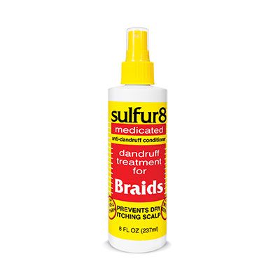 Sulfur8 Medicated Braid Spray Dandruff Treatment