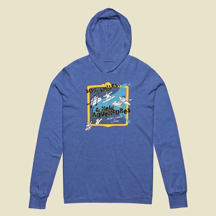 Sun Smiles Adventures Sun Hoodie - Heather True Royal