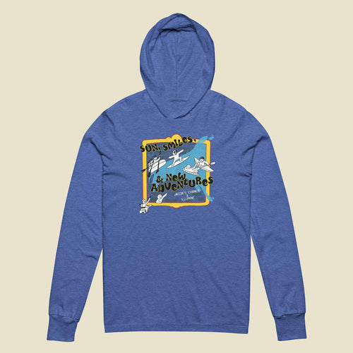 Sun Smiles Adventures Sun Hoodie - Heather True Royal