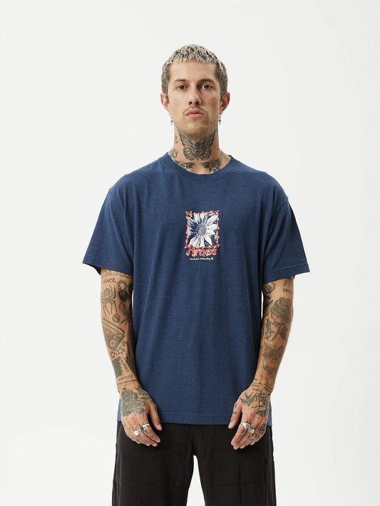 Sunflower - Hemp Boxy T-Shirt | Navy-Image 1