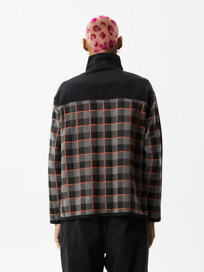 Sunshine - Recycled Fleece Pullover | Black-Image 3