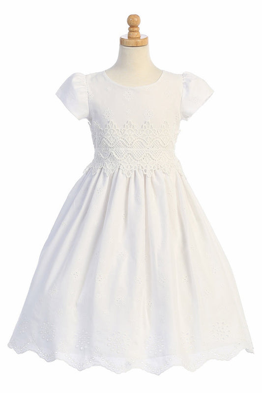 Swea Pea Cotton Eyelet w/Sleeve