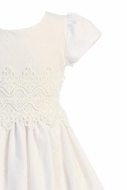 Swea Pea Cotton Eyelet w/Sleeve
