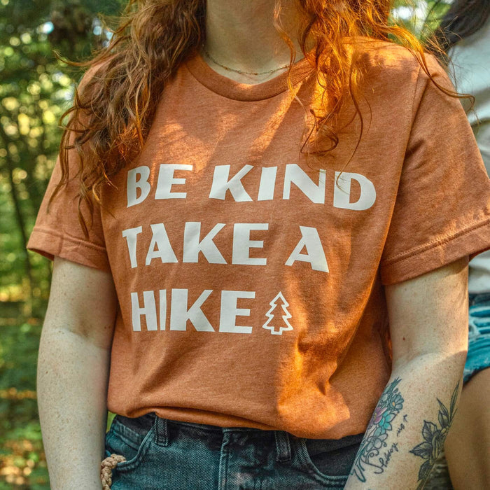 Take A Hike Tee - Heather Autumn