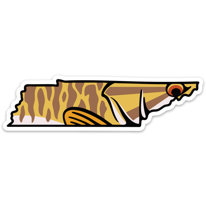 Tennessee Smallmouth Bass Decal Sticker