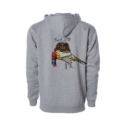 Boykin with a Pheasant / Heather Grey / XS
