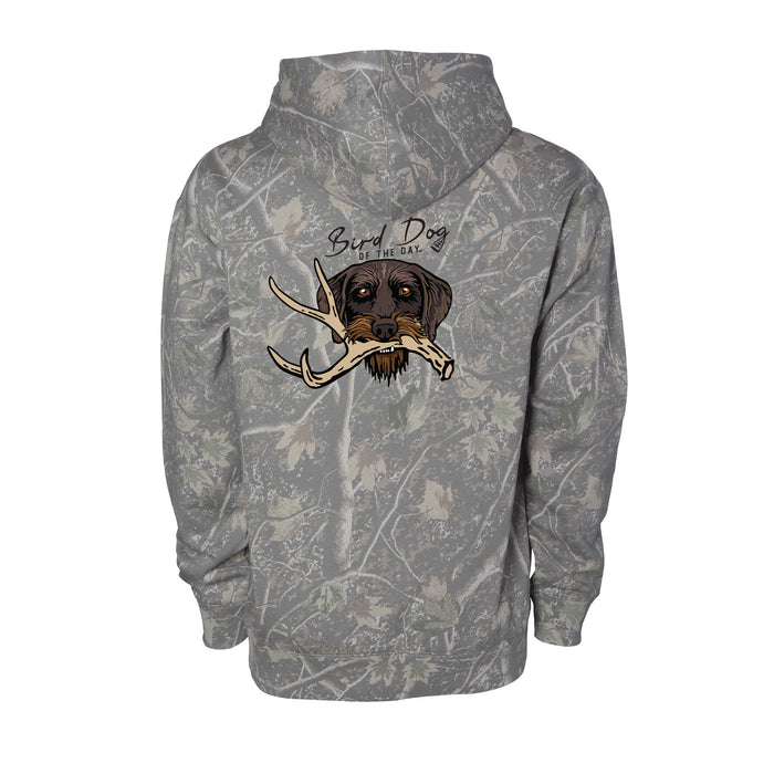 Drahthaar with a Shed Antler / Deadwood Camo / XS