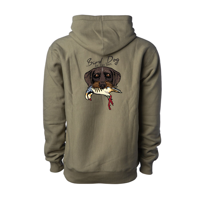 Drahthaar with a Chukar / Olive (Premium Heavyweight) / XS