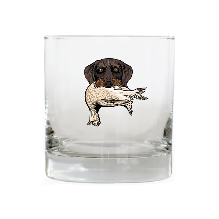|Drahthaar with a Sharp-Tailed Grouse