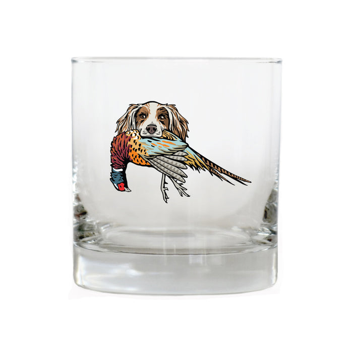 |English Setter with a Pheasant