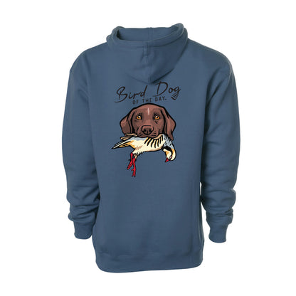 GSP with a Chukar / Storm Blue / XS