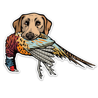Yellow with a Pheasant