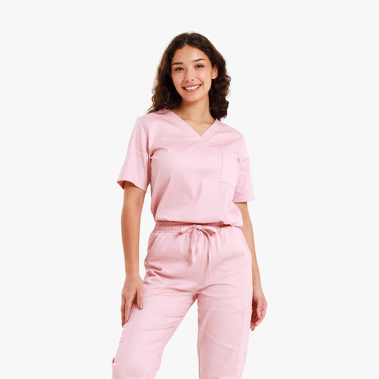 THE LADIES V-NECK REGULAR TOP - Greens Medi Scrubs South Africa - Premium Medical Uniforms & Apparel - Delivery Across SA
