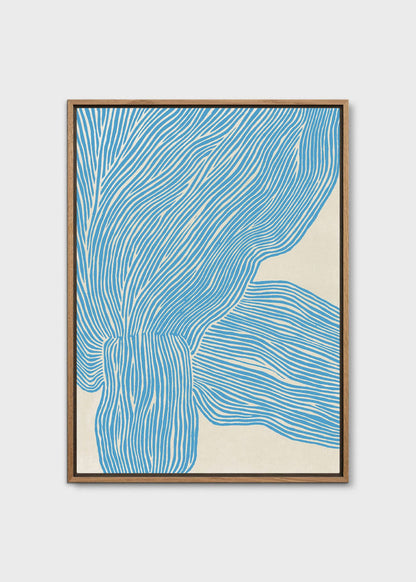 The Line - Blue by Rebecca Hein