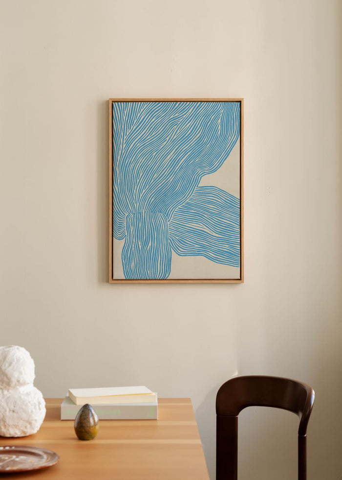 The Line - Blue by Rebecca Hein