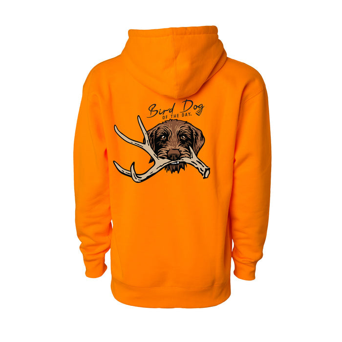 Pudelpointer with a Shed Antler / Blaze Orange / XS