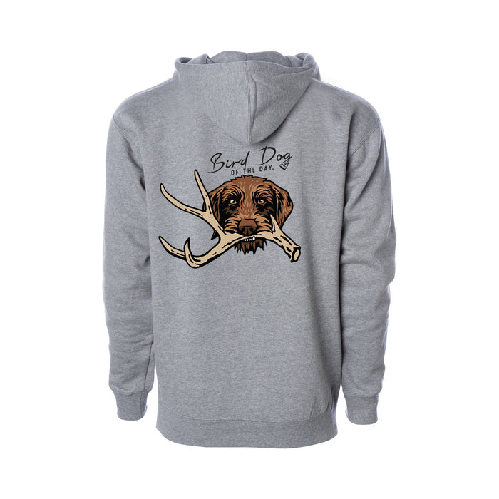 Pudelpointer with a Shed Antler / Heather Grey / XS