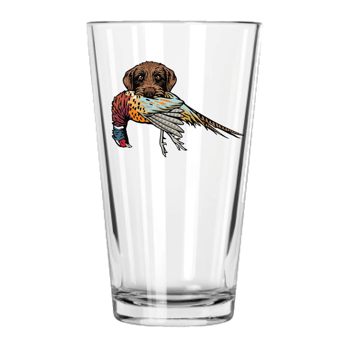 |Pudelpointer with a Pheasant