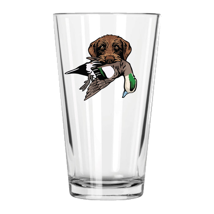 |Pudelpointer with a Wigeon