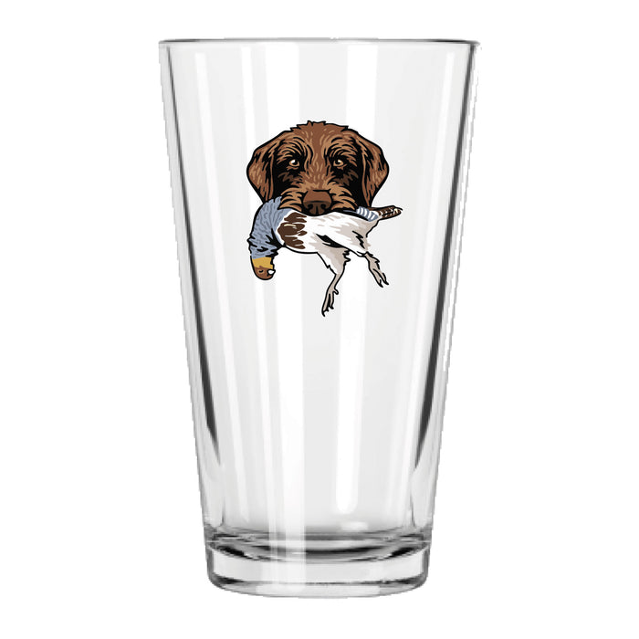 |Pudelpointer with a Hungarian Partridge