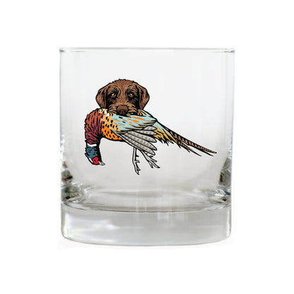 |Pudelpointer with a Pheasant