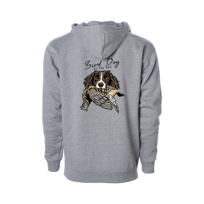 Heather Grey / XS / Springer with a Ruffed Grouse
