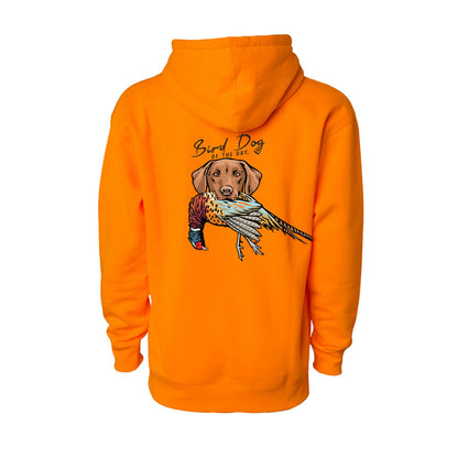 Vizsla with a Pheasant / Blaze Orange / XS