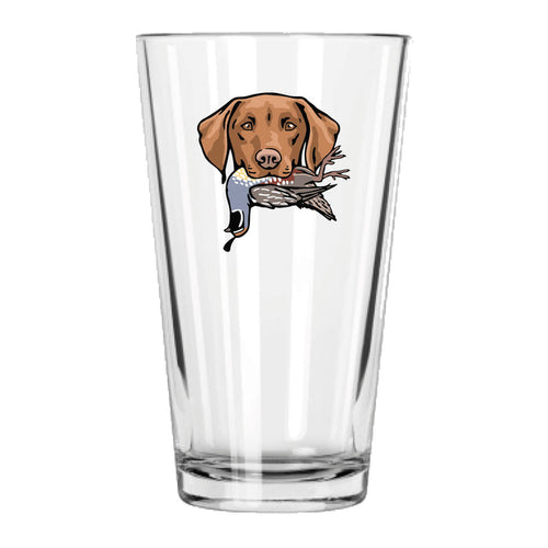 The Vizsla Bird Dog Pint Glass