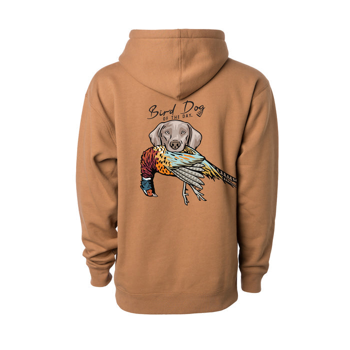 Weimaraner with a Pheasant / Saddle / XS