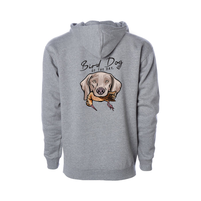 Weimaraner with a Woodcock / Heather Grey / XS