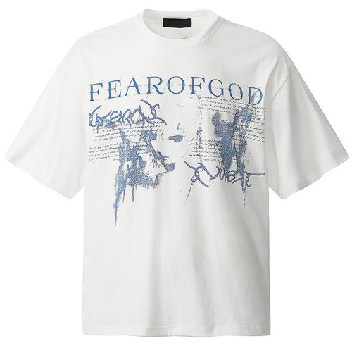 Fear Of God Thorn barrage print T-Shirts
