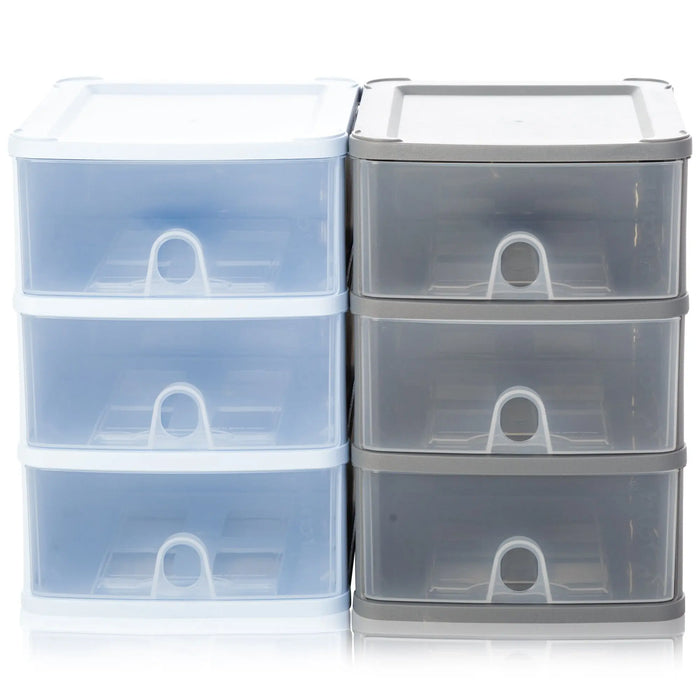 Three A5 Drawer Handi Stackable Modular Drawer System Unit Wham Storage