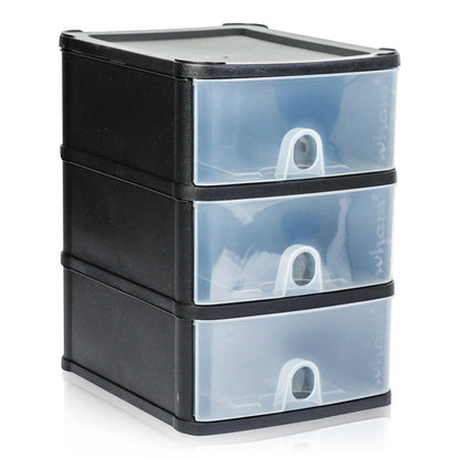 Three A5 Drawer Handi Stackable Modular Drawer System Unit Wham Storage