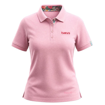 Tvarra Polo Tshirt – Light Pink (Women Fit)